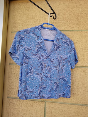 Terranova short-sleeve shirt XS, blue