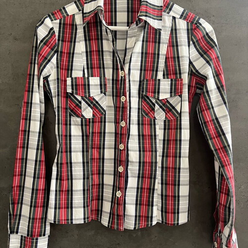 Positivo women's plaid western shirt size S like new