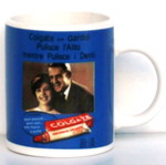 Vintage κεραμική κούπα Colgate με σπάνια εικονογράφηση