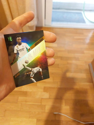 Κάρτα Panini Real Madrid Vinicius και Alaba χωρίς ζημιά