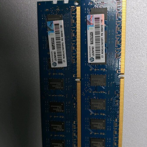 Elpida DDR3 DIMM 2x 4GB 1600MHz used pack