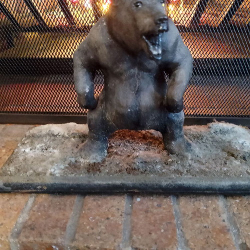 Handmade bear new, clay model