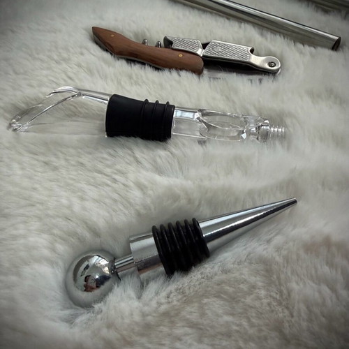 GGUA 5-in-1 Wine Cooler Set new stainless steel