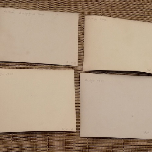 Penteli 1921 vintage photos set of 4 used