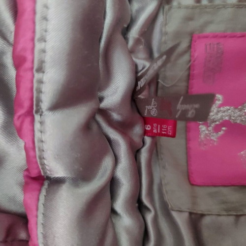 Orchestra sleeveless jacket for girl 6 years like new, pink