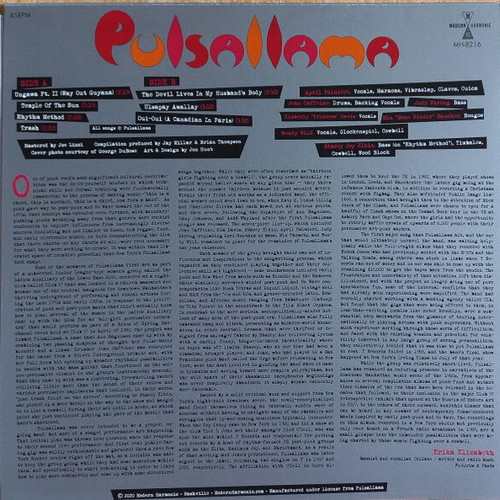 Pulsallama vinyl record used with obi
