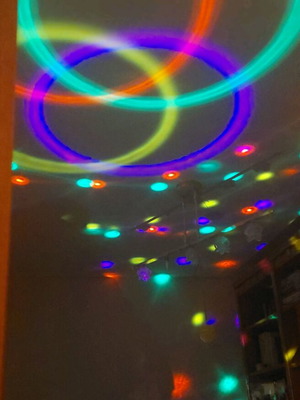 Φωτορυθμικό LED Crystal Magic Ball Light MP3 Bluetooth σαν καινούργιο