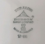 English porcelain plates used, vintage set of 50 pieces