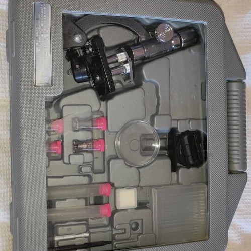 Microscope set unused with equipment educational toy