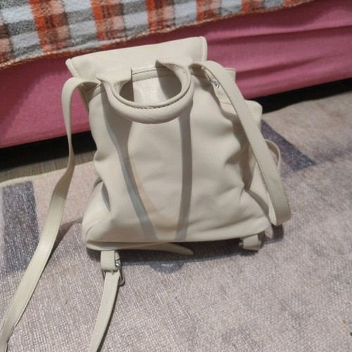 Beige backpack bag like new