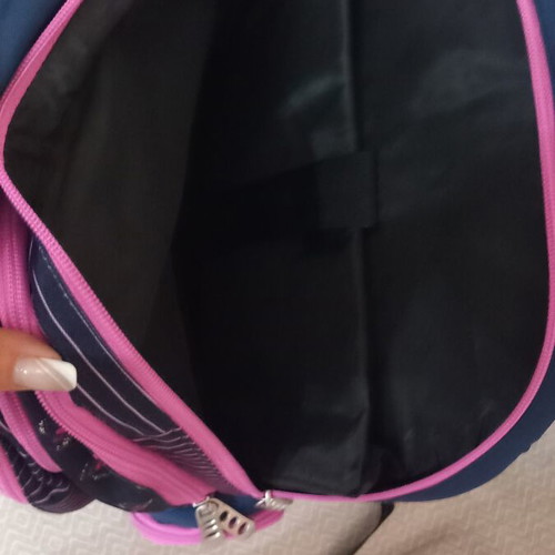Polo school backpack with waterproof cover