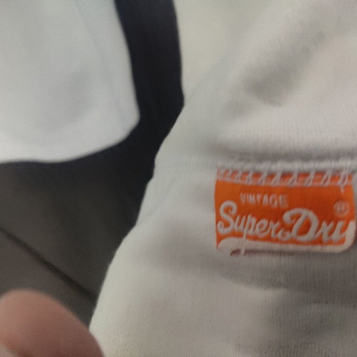 Superdry Japan White Sweat Top like new, XL to slim XXL