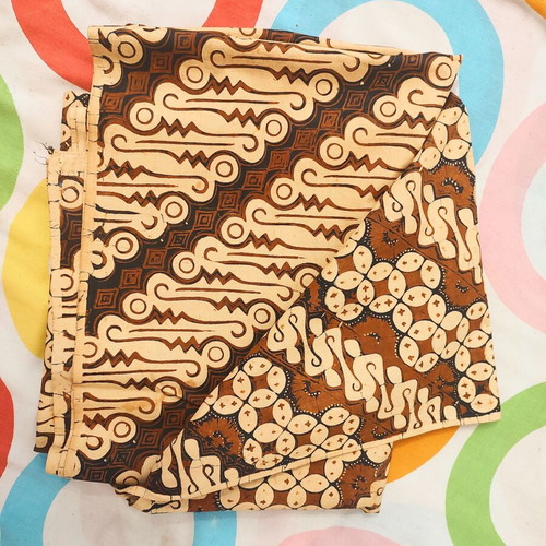 Indonesian Parang Batik Cotton Fabric like new