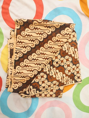 Ινδονησιακό βαμβακερό ύφασμα Parang Batik σαν καινούργιο
