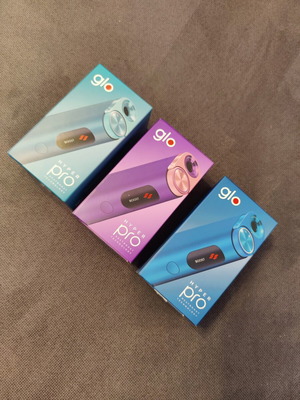 Set of 3 glo Hyper Pro tobacco heating devices