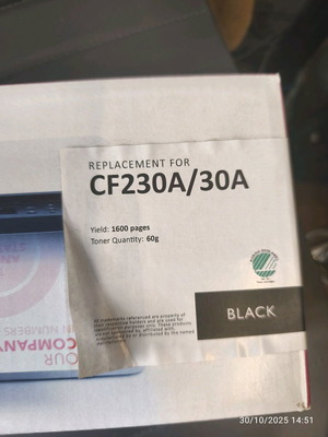 Toner for printer sealed, new