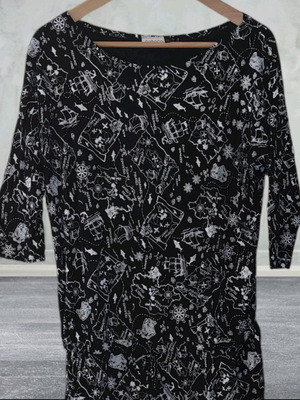 Numoco dress black L like new, 95% viscose