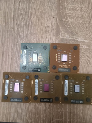 Retro CPU πακέτο με 4x AMD Athlon XP και 1x AMD Sempron μεταχειρισμένο