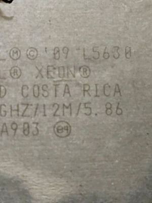 Intel Xeon L5630 Cpu server processor new