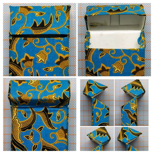 Handmade fabric cigarette case from African Wax new