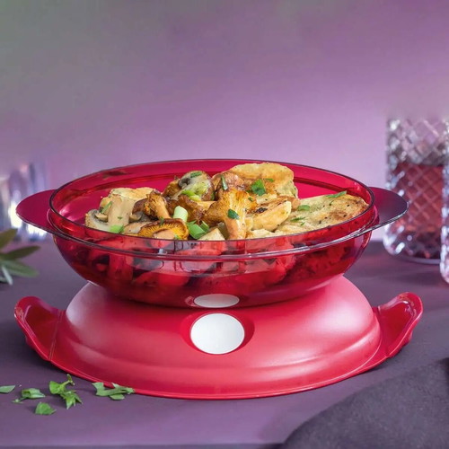Tupperware Crystal Plus 0.7L microwave container new