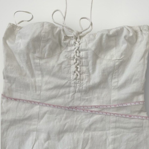 Bershka summer dress white used size L