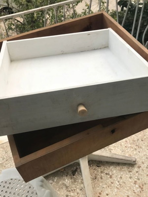 Συρτάρια μεταχειρισμένα από παλαιά έπιπλα, σετ 2, ξύλινα ρετρό