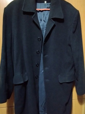 Men's coat Greek tailoring like new, black, size L