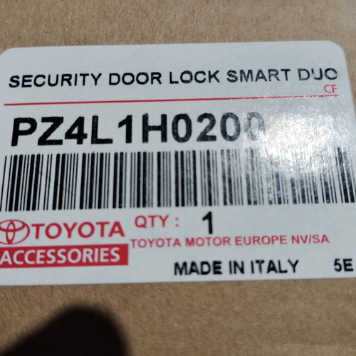 Toyota security lock for van 2025 new set of 2 pcs