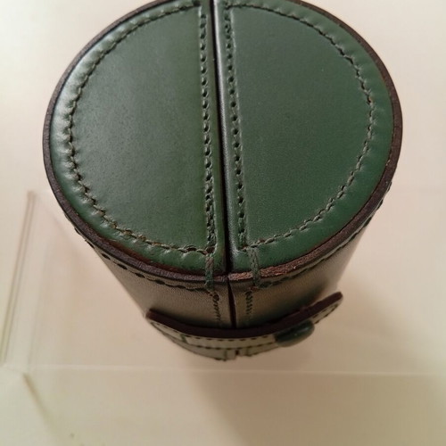 Girgio Pizzitutti Green Leather Watch and Tie Travel Box