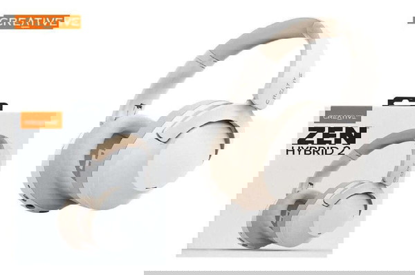 Слушалки  CREATIVE ZEN Hybrid 2 Cream