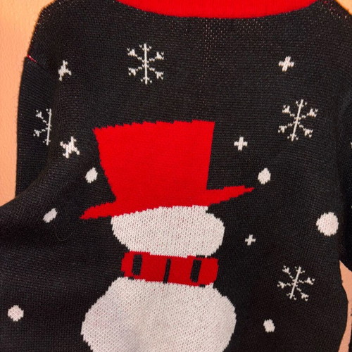 Winter sweater like new, size 2XL, black and red