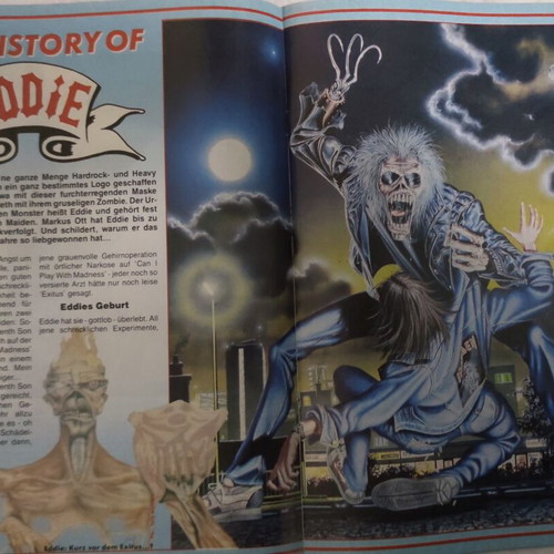 Metal Attack Iron Maiden Magazine used German edition 05/90 special
