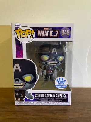 Funko Pop! Exclusive Zombie Captain America new