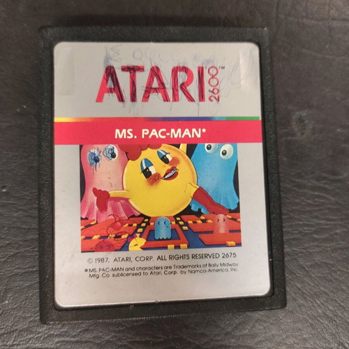 Atari Ms Pac Man video game like new