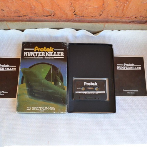 Sinclair ZX Spectrum 48K Hunter Killer cassette used