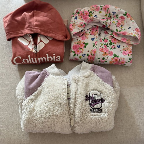 Pack of 3 girls' jackets 4-6 years, Energiers Columbia Orchestra