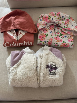 Pack of 3 girls' jackets 4-6 years, Energiers Columbia Orchestra