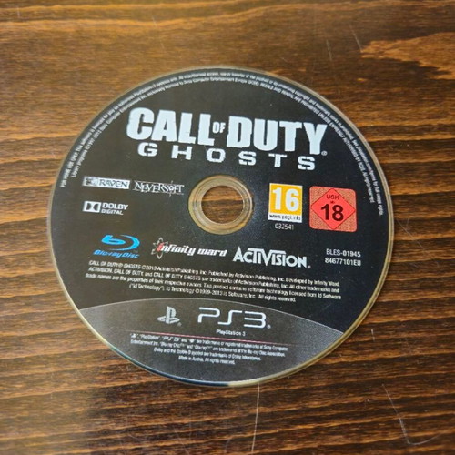 Call of Duty Ghosts for PlayStation 3 (PS3) used, disc only