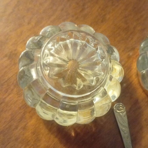 Vintage Serving Set caviar and spices mid century 60s like new