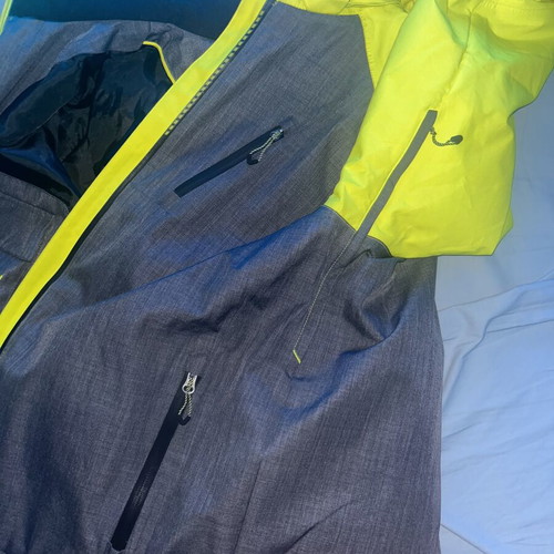 Crivit ski jacket new with fleece and removable hood