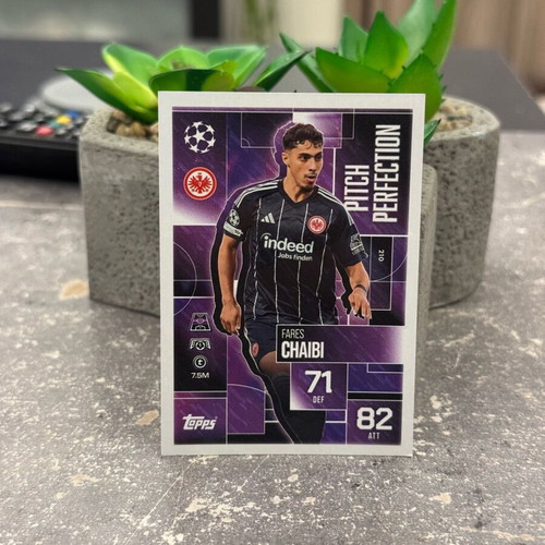 Fares Chaibi Topps card new