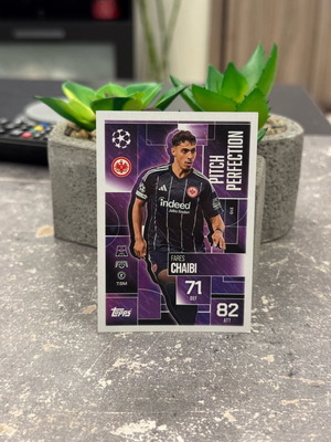 Fares Chaibi Topps card new