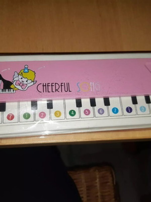 Piano key case vintage new from 80s