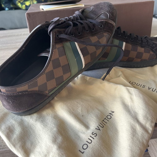Louis Vuitton casual shoes used, size 45, brown