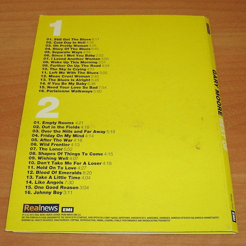 Gary Moore Best Of CD used, rock genre