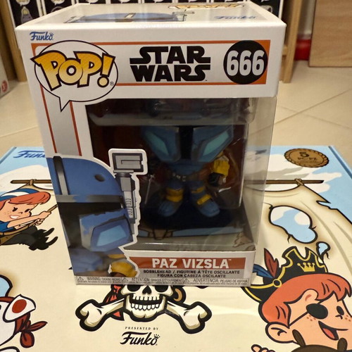 Funko Pop Star Wars 666 Paz Vizsla like new