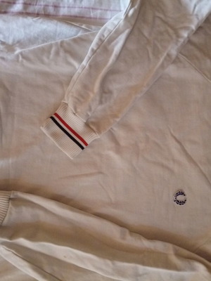 Fred Perry sweatshirt like new, cotton, white, XL