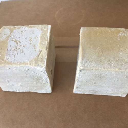 NISSA traditional olive oil soap 2 pcs handmade white soaps from Mytilene