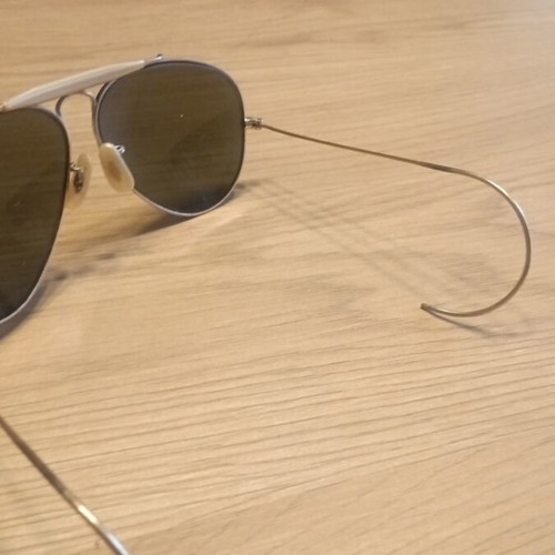 Ray Ban vintage 1980 sunglasses used, gold